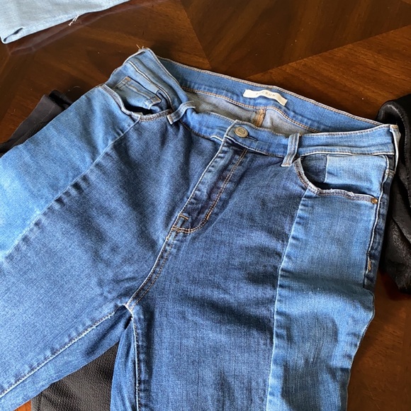 Pacsun high rise jeggings size US28 (two shades of blue jeans) - Picture 5 of 9